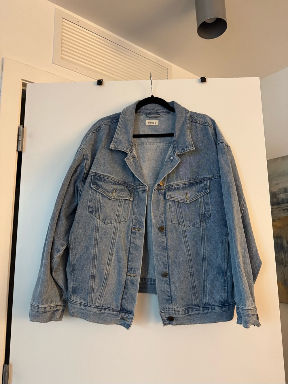 Mono B Light Blue Denim Jacket - Women